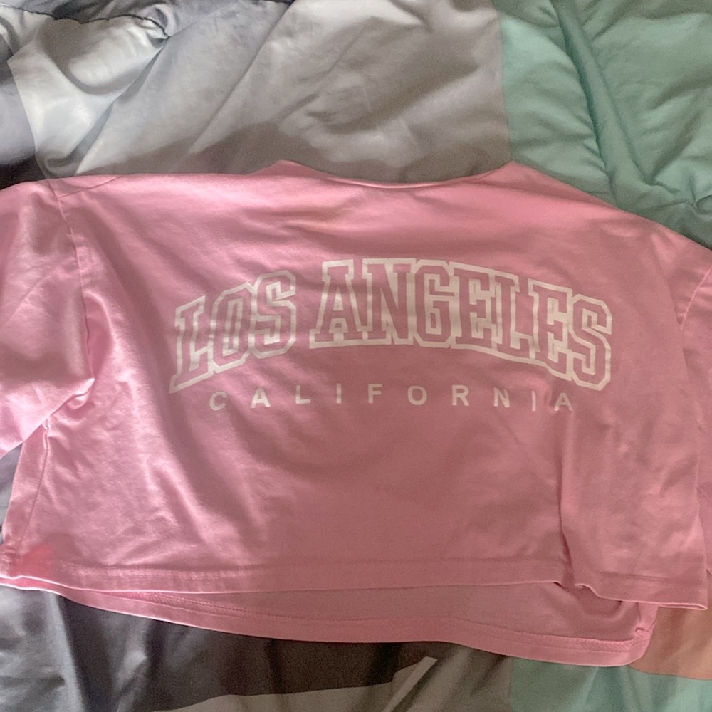 Medium Pink Crop Top
